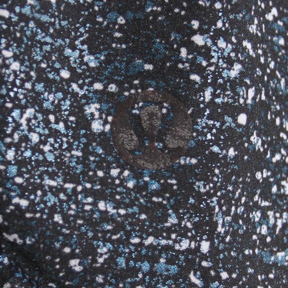 Lululemon Speed Up Short *2.5" Speckled Foil White Blue / Black Swift Size 8 - Picture 7 of 14